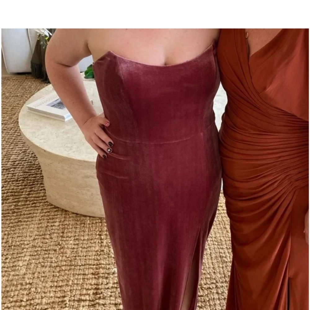 Jenny Yoo Liliana Size 10 in Cinnamon Rose - Picture 5 of 5